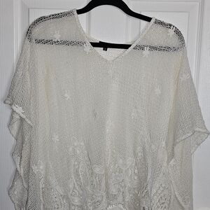 XOXO Black and White Lace Top